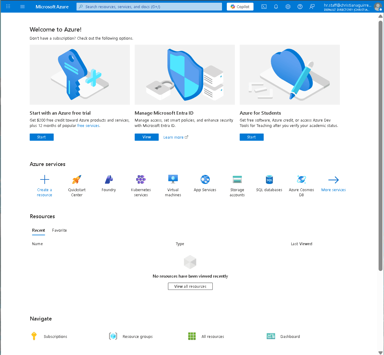 hr.staff post-restore sign-in