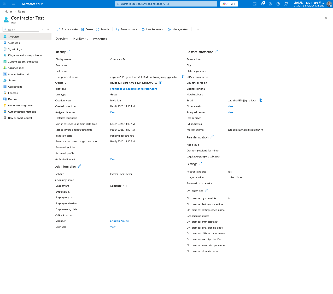 Guest full properties