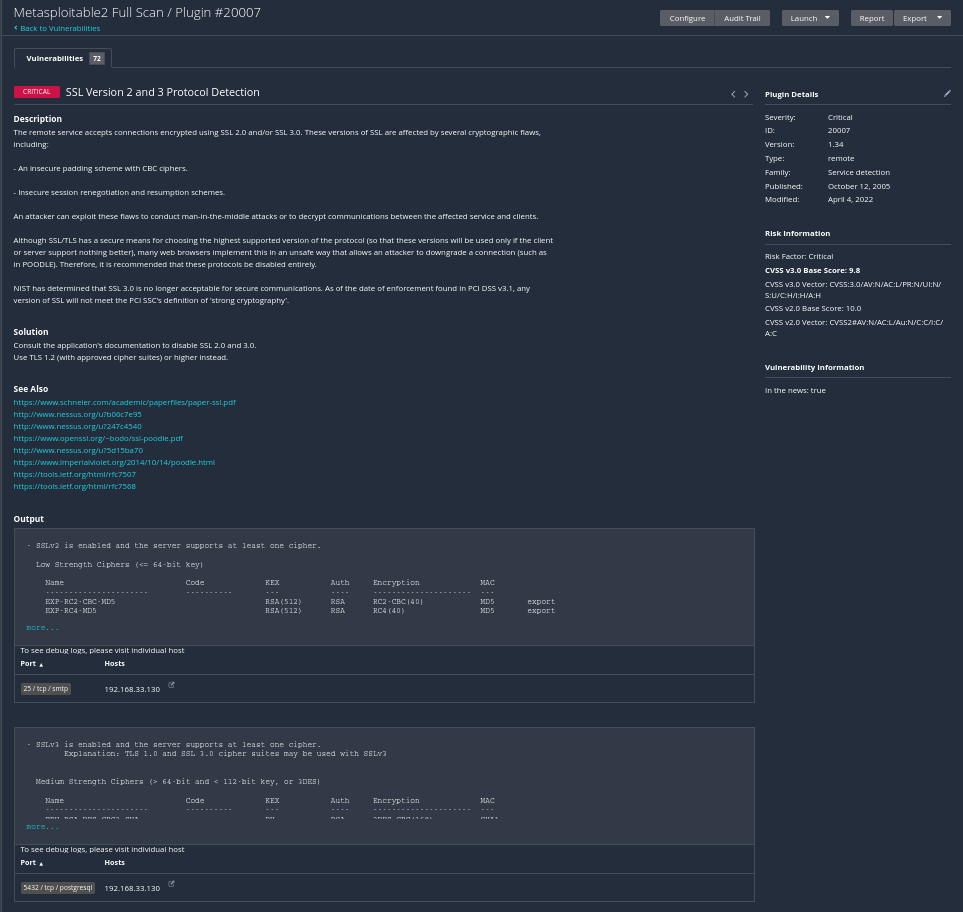 Fourth critical finding