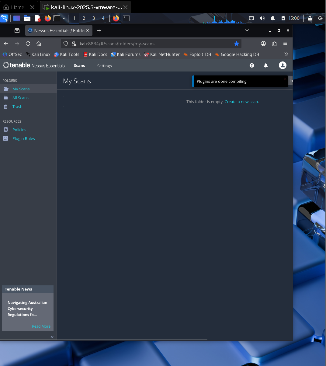 Nessus plugin compilation