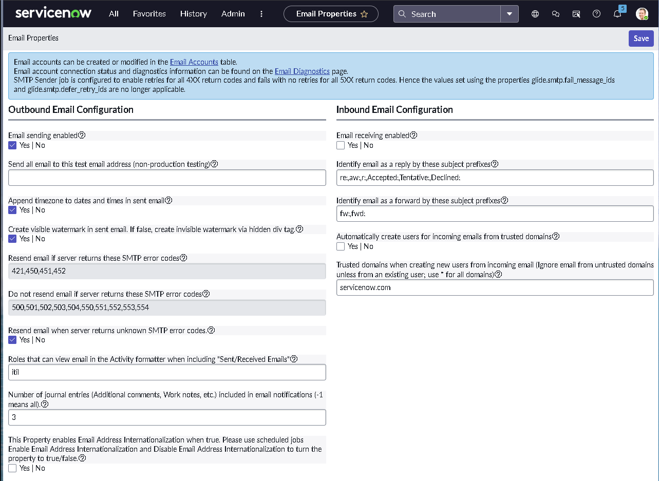Email preview for incident notification